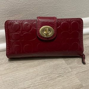 COACH Large Bifold Wallet with Zippered Pouch